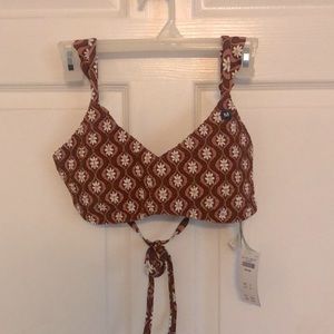 Hollister Printed Bikini Top